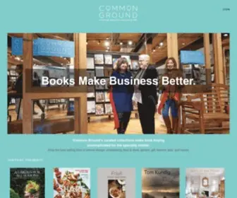 ComGround.com(Curated Wholesale Books for Specialty Retailers) Screenshot