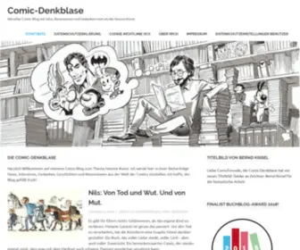 Comic-Denkblase.de(Comicblog mit News und Rezensionen zur Neunten Kunst) Screenshot