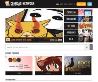 Comicad.net(Comicad Network) Screenshot