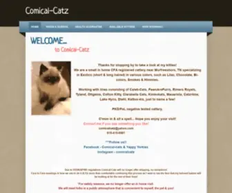 Comicalcatz.net(Comical-Catz) Screenshot
