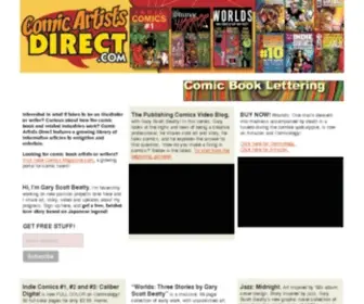 Comicartistsdirect.com(Gary Scott Beatty's Number One) Screenshot