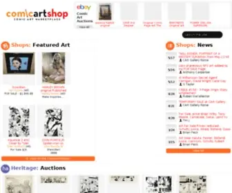 Comicartshop.com(Comic Art Shop) Screenshot