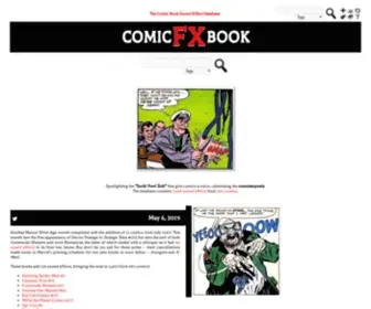 Comicbookfx.com(The Comic Book Sound Effect Database) Screenshot