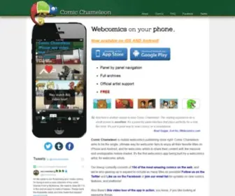 Comicchameleon.com(Comic Chameleon) Screenshot