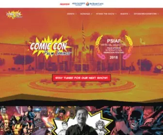 Comicconpalmsprings.com(Comic Con Palm Springs) Screenshot