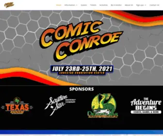 Comicconroe.com(Comic Conroe) Screenshot