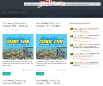 Comicconventions.co.uk(Comic Conventions) Screenshot