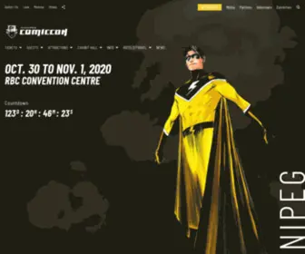 Comicconwinnipeg.com(Winnipeg Comiccon) Screenshot