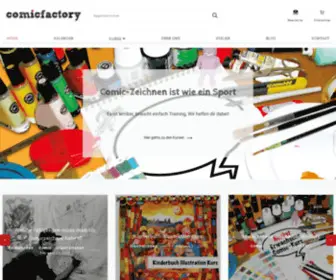 ComicFactory.com(Aufrag Atelier und Kurse für kleine und grosse Zeichner) Screenshot