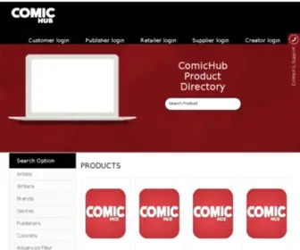 Comichub.com(Your Ultimate Destination for Comics and Pop Culture) Screenshot