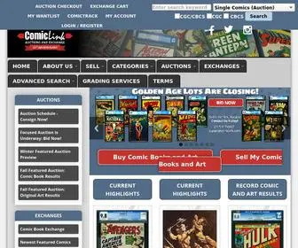 Comiclink.com(Comic book auctions) Screenshot