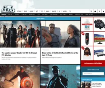 Comicsalliance.com(Comic book culture) Screenshot