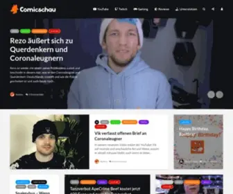 Comicschau.de(News, Internetkultur, Kunst & Co) Screenshot