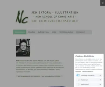 Comicschool.de(Zeichenschule für Comic und Illustration) Screenshot