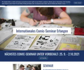 Comicseminar.de(Comic Seminar) Screenshot