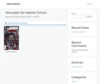 Comicsencbr.com(Descargar Comics En Cbr por mega y mediafire) Screenshot