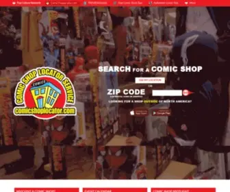Comicshoplocator.com(Comicshoplocator) Screenshot