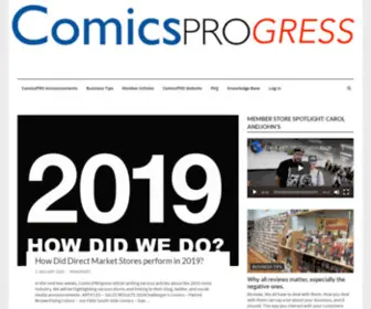 Comicsprogress.com(News and Education for Store) Screenshot