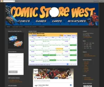 ComicStorewest.com(York) Screenshot