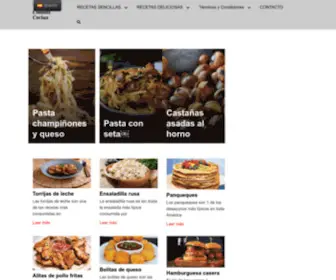 Comidacocina.com(Las Mejores Recetas) Screenshot