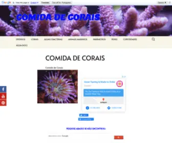 Comidadecorais.com(Comidadecorais) Screenshot