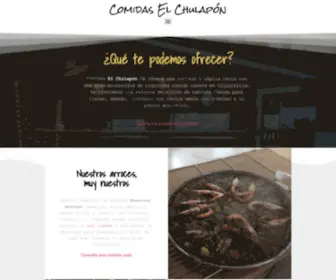 Comidaselchulapon.com(Comidas) Screenshot