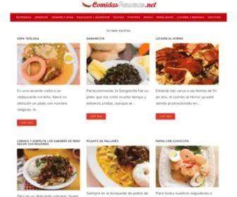 Comidasperuanas.net(Blog de recetas de Comidas Peruanas) Screenshot