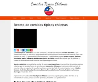 Comidastipicaschilenas.cl(Receta) Screenshot