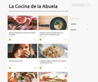 Comidinasdelaabuela.com(La Cocina de la Abuela) Screenshot