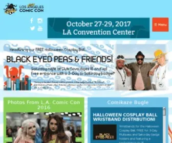 Comikazeexpo.com(Stan Lee's Comikaze Expo) Screenshot