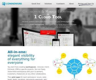Comindwork.com(Project Management Software in the Cloud) Screenshot
