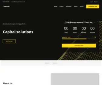 Comine.io(Just another WordPress site) Screenshot