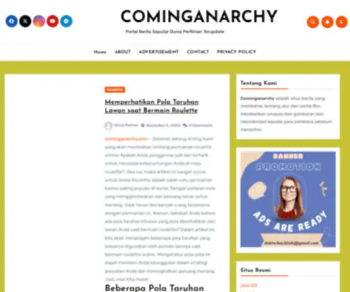 Cominganarchy.com(Cominganarchy) Screenshot
