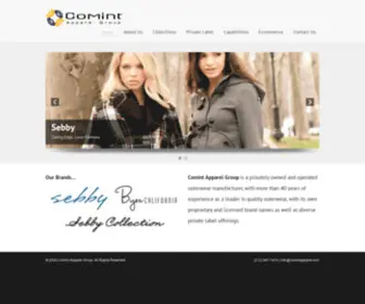 Comintapparel.com(Comint Apparel Group) Screenshot