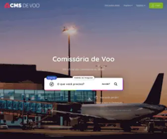 Comissariadevoo.com.br(Comissária de Voo) Screenshot