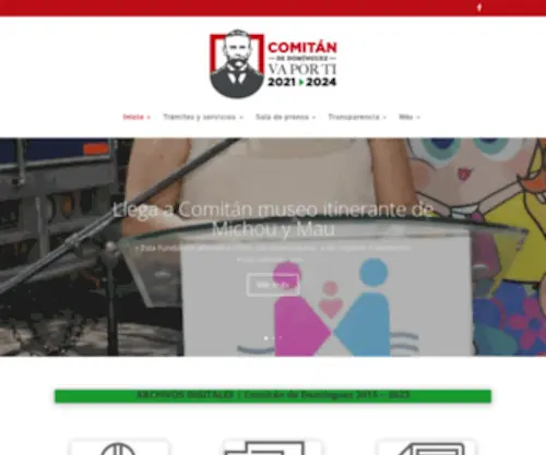 Comitan.gob.mx(Ayuntamiento de Comitán de Domínguez) Screenshot