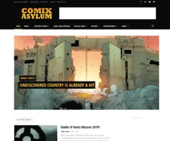 Comixasylum.com(Comix Asylum) Screenshot