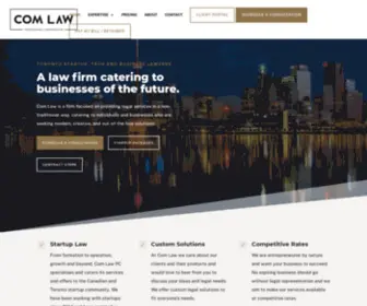 Comlaw.ca(Toronto Startup) Screenshot