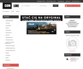 Comline.pl(Komputery, Laptopy, Notebooki, Drukarki, Tusze, Tonery Siedlce) Screenshot