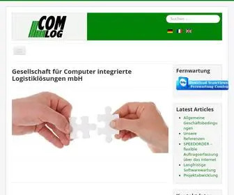Comlog.org(COMLOG GmbH Logistiklösungen Johannesberg) Screenshot