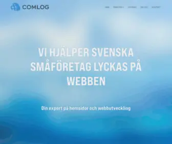 Comlog.se(Comlog Webbyrå) Screenshot