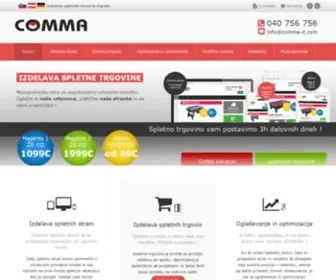 Comma-IT.com(Izdelava spletnih strani Maribor) Screenshot