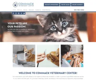 Commackvets.com(Vet Near MeCommack Veterinary Center) Screenshot