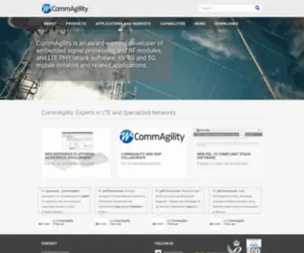 Commagility.com(Embedded signal processing and RF) Screenshot
