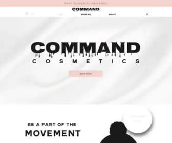 Commandcosmetics.com(Body Contour) Screenshot