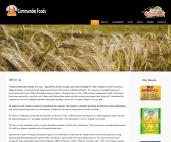 Commanderfoods.com(Commander Foods) Screenshot