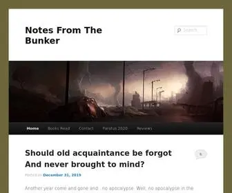 Commanderzero.com(Notes From The Bunker) Screenshot