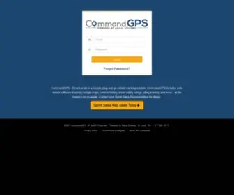 Commandgps.com(CommandGPS offers affordable GPS tracking devices. Easy) Screenshot