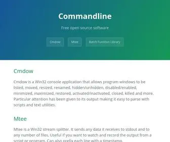 Commandline.co.uk(Commandline) Screenshot