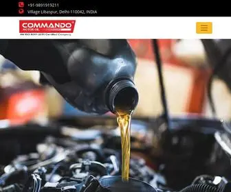 Commandolubricants.com(Commando Lubricants) Screenshot